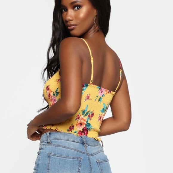 NWT Fashion Nova Garden Glows Crop Top Large - Picture 4 of 7